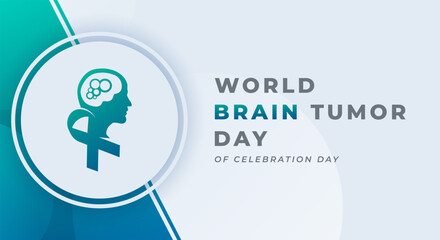 World Brain Tumor Day Celebration Vector Design Illustration for Background, Poster, Banner, Advertising, Greeting Card