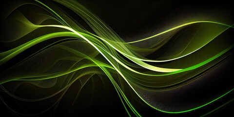 Obraz premium save the green planet, abstract organic background in green color shades, ai generative