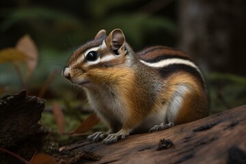Obraz premium Chipmunk Generative AI