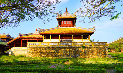 The citadel in Hue, Vietnam, the former imperial capital of Vietnam