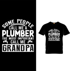 Walk away this plumber has anger issues and a serious dislike for stupid people...Plumber T Shirt Design