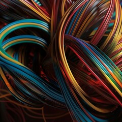 Colorful Cable Background