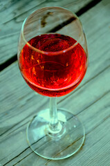 Glass of Wine on the Table