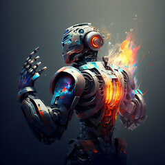 "The Future's Frontier" 3D Art, High Quality (4K), Clean Art, Awesome Design, Perfect as Wallpaper / Poster, or Image for framing, generative, ai
