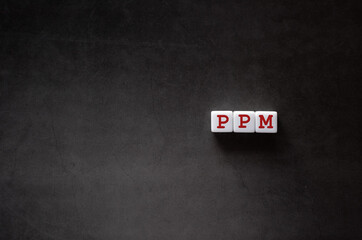There is white cube with the word PPM. It is an abbreviation for Product Portfolio Management as...