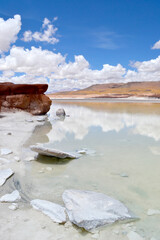 salt flat in the altiplano