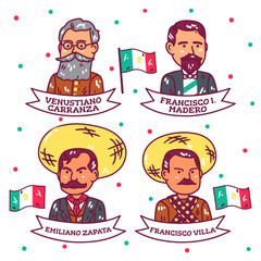Revolución Mexicana, Día de la Revolución, 20 de noviembre, personajes históricos mexicanos, figuras históricas mexicanas, héroes de la Revolución Mexicana