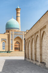 Awesome view of Hazrati Imam Mosque in Tashkent, Uzbekistan