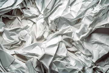 flat White paper texture crumpled. - Flat, white, paper, texture, crumpled, wrinkled, background, surface, grunge