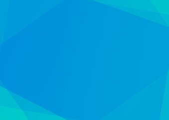 綺麗なブルーのグラデーションの背景　枠　デザイン