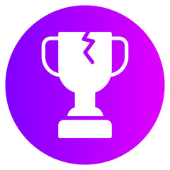 trophy gradient icon