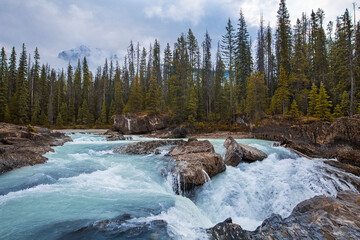Beautiful view at Banff national park in September