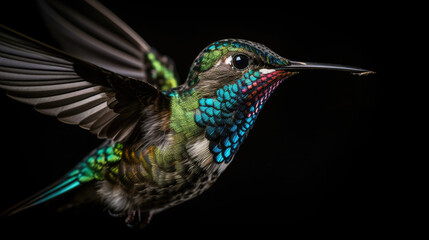 Fototapeta premium Immersive Wilderness Experience: Dive into the Depths of Pristine Nature as Majestic Wild Animals Emerge from the Shadows in 8K Ultra-High Definition Detail and Clarity