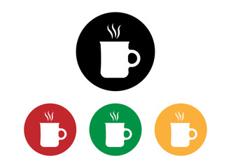 Obraz premium Tea vector cup icons