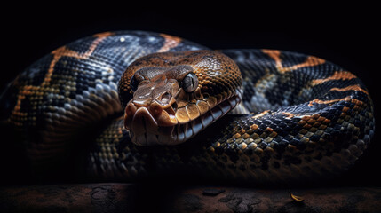 Obraz premium Immersive Wilderness Experience: Dive into the Depths of Pristine Nature as Majestic Wild Animals Emerge from the Shadows in 8K Ultra-High Definition Detail and Clarity