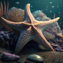 starfish in the sea