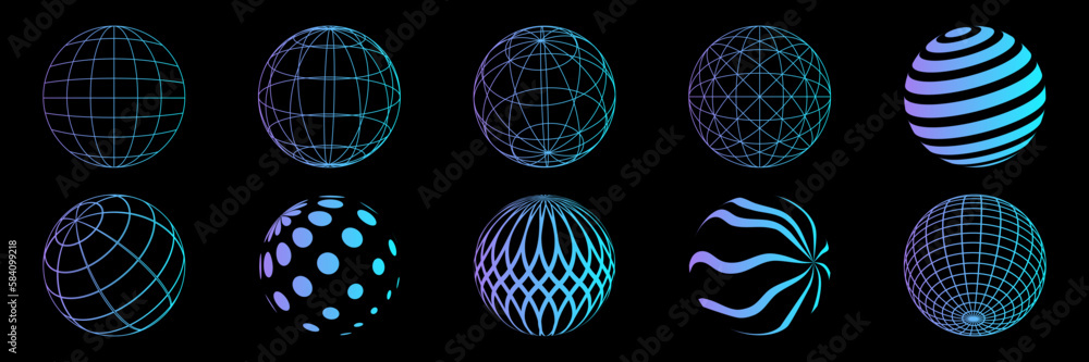 Poster set of abstract geometric shapes or trendy geometric shapes inspired brutalism. flat vector illustra