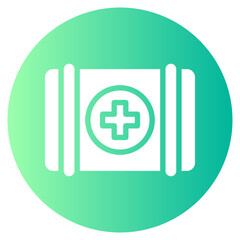 first aid kit gradient icon