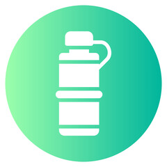 water flask gradient icon
