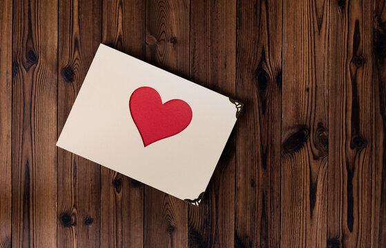 Love heart on notebook cover