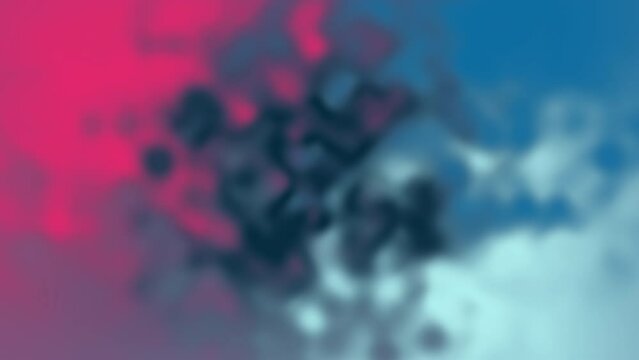 Fondo distorsionado de colores azul, rosa y blanco