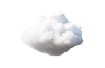 cube isolated on white background. generative ai