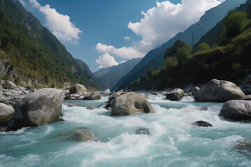 Rapid River made with generative ai