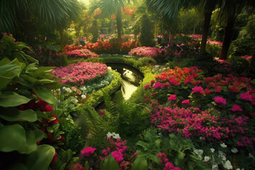 Perfect Garden made with generative ai
