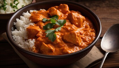 chicken curry with rice, Chicken tikka masala