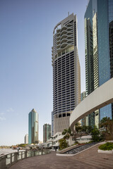 Office buildings on Brisbane waterfront in Qld Australia