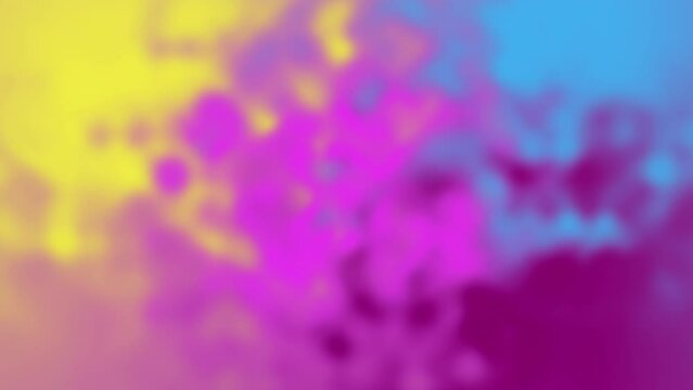 Fondo distorsionado de color amarillo, rosa, azul y magenta. 