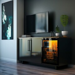 modern kitchen interior Generative AI