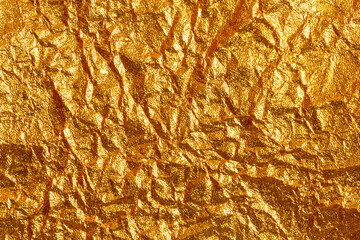 Gold paper sheet texture cardboard background.