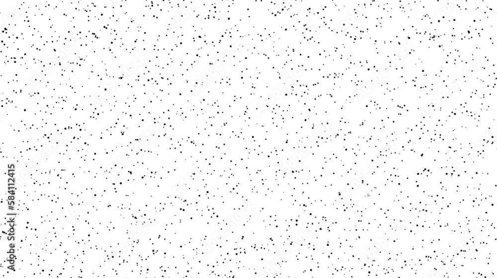 Poster Sand grain particles seamless pattern. Random noise texture repeating background. Speckles, splashes, drops, dots wallpaper. Grunge vector backdrop