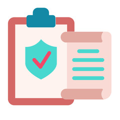 Obraz premium document insurance,