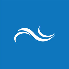 Naklejka na ściany i meble Splash water wave beach logo and symbol vector