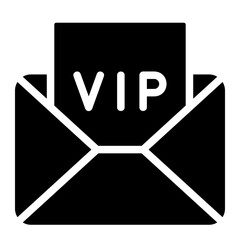 invitation glyph icon