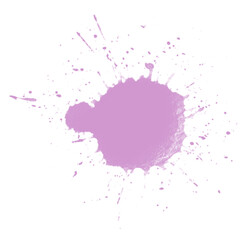 Paint splatter, colorful ink stains, abstract paint splashes and wet splashes, watercolor or saliva set