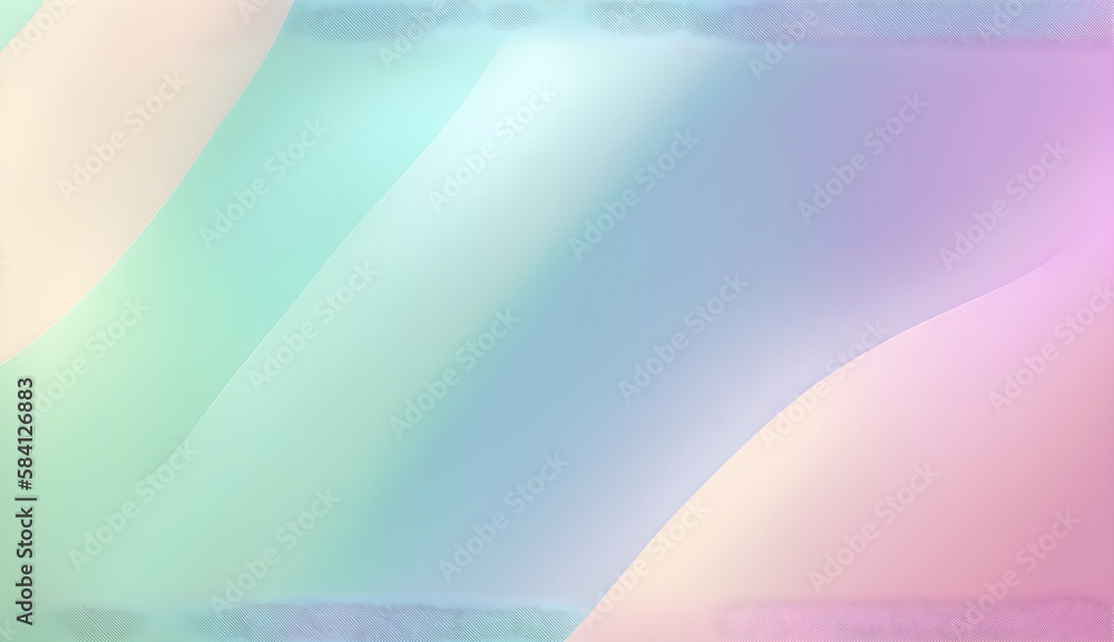 Poster light 3d rendering of gradient pastel background texture pattern in sweet color. generative ai.