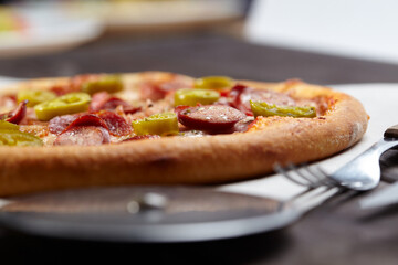 tasty pizza on the table