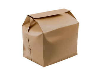 cardboard box isolated on transparent background