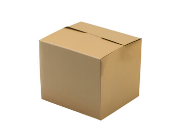 cardboard box isolated on transparent background