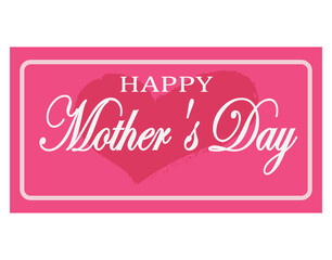 Happy Mothers Day text card 