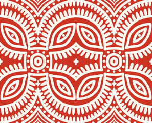 Seamless ethnic border pattern, authentic stripe print. Aztec design.