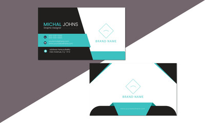 Elegant business card design 