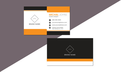Stylish business card design 