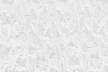 Obraz premium white crumpeled wrapping rough paper pattern for background