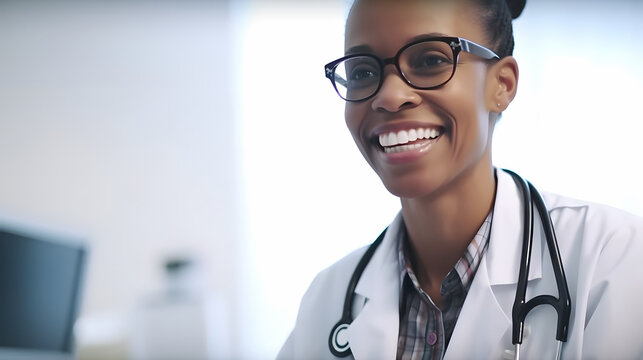 portrait of a smiling doctor