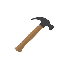 hammer logo icon design vector