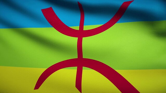 DRAPEAU Kabylie 90x150cm Flag Bannière Banner Berbère Amazigh Yaz